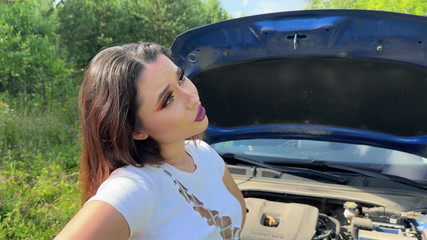 I Asked the Bitch to Help Fix the Car, but She Helped My Dick.