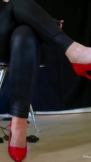 Sexy Legs in My Thight Leather Pants1.