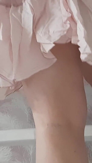 While Stepmom Cleans up, I Look at Her Hairy Pussy.