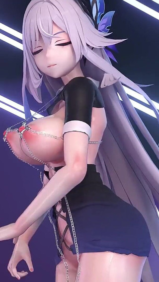 Down Nipple Chains Bodycon Skirt Striptease