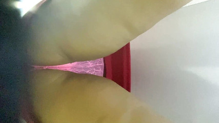 Underneath Skirt with Thong