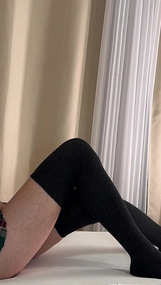 Hot and Horny Blonde Slut Teases a Big Cock Guy to Not Give Him an Orgasm but Only for Improving Her Masturbation Techniques