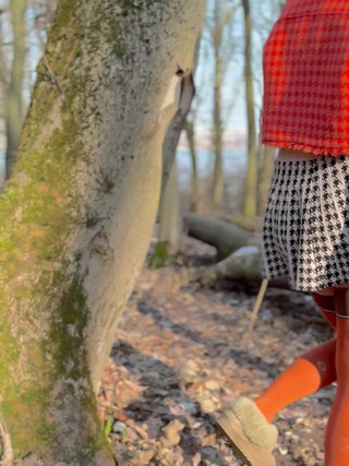 Naked Girl in Forest